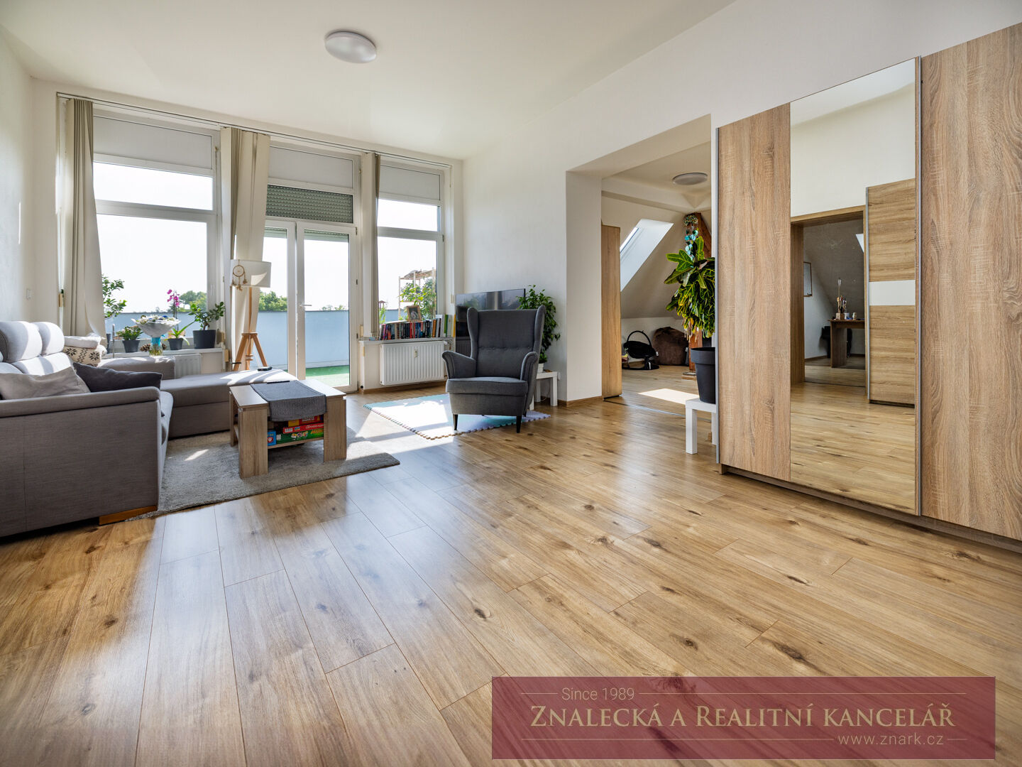 Prodej bytu 90 m2 s terasou 47 m2