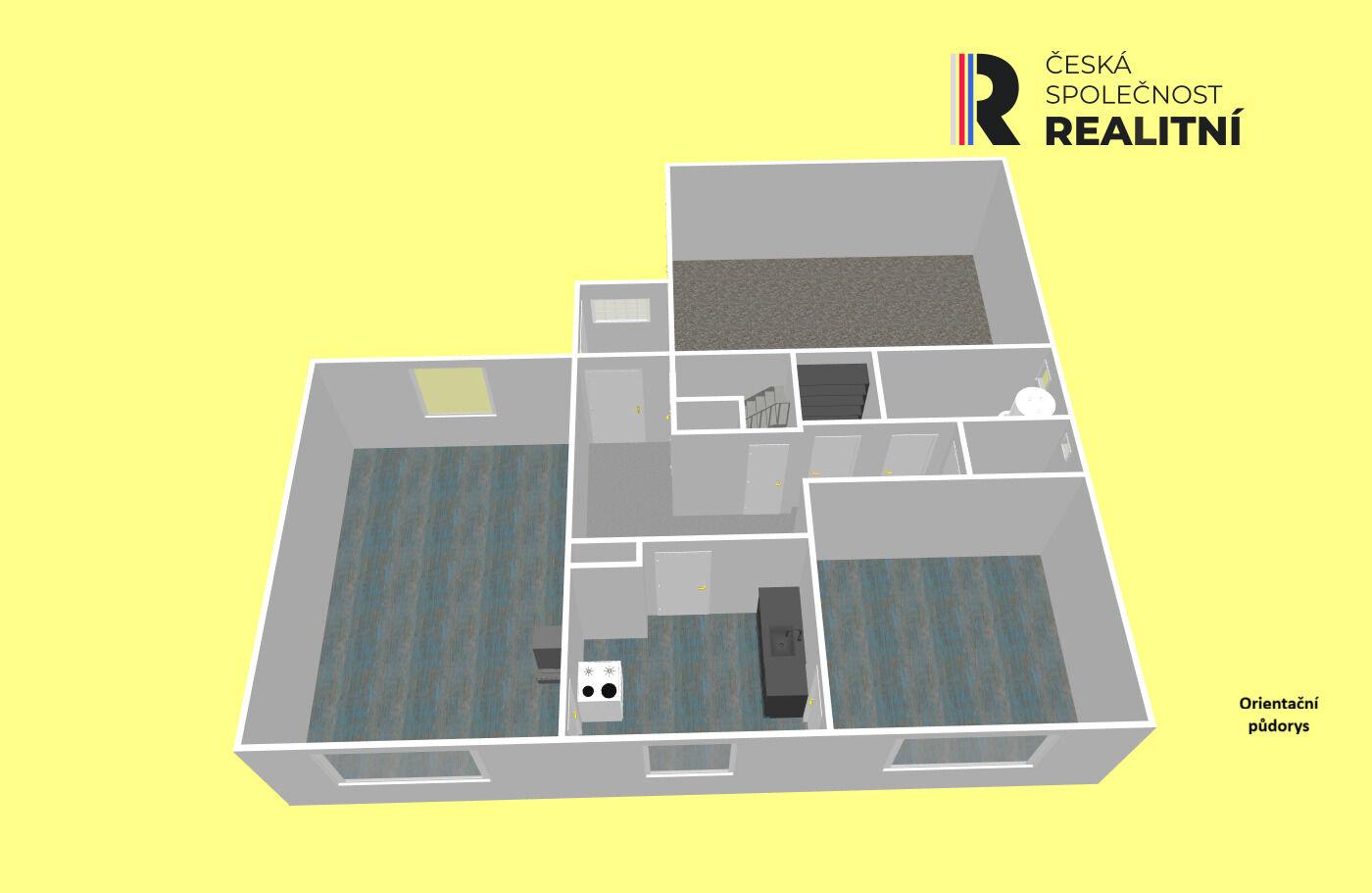 Prodej domu k rekonstrukci, 2+1, pozemek 457m2, Očihovec