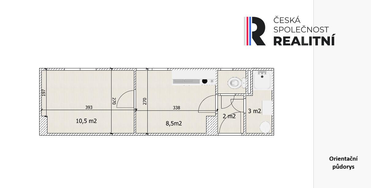 Prodej bytové jednotky 1+1, příjemná lokalita, ul. Švermova