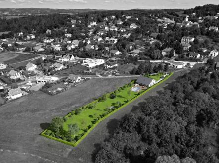 drone-bw.jpg | Prodej - pozemek pro bydlení, 3 701 m²