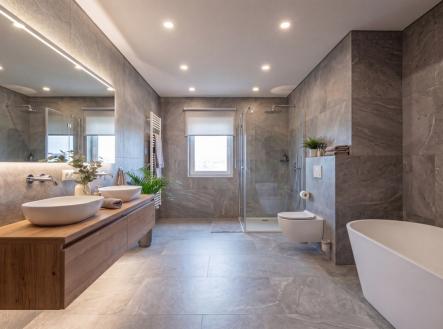 Vizualizace koupelny | Prodej - dům/vila, 147 m²