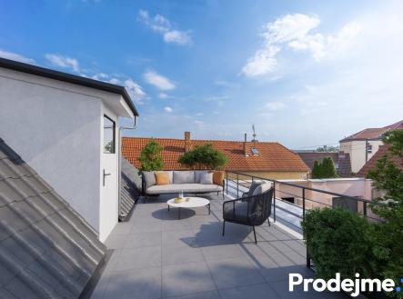 pohled terasa | Prodej - dům/vila, 100 m²