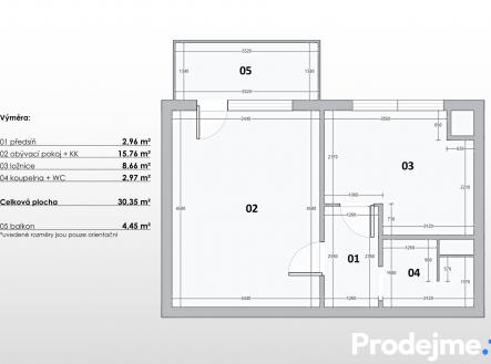 100034_2D - Prodejme.to, Brno | Pronájem bytu, 1+1, 37 m²