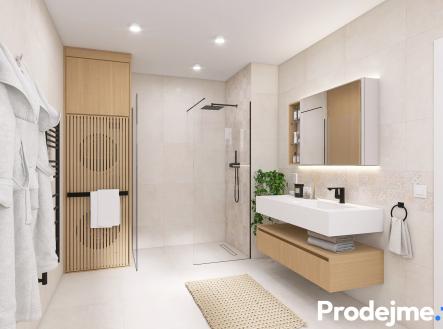 1NP - Prodejmeto, Přímětice_koupelna | Prodej - dům/vila, 127 m²