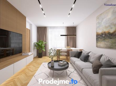Prodejmeto - Mokrá, obývák | Prodej bytu, 3+1, 78 m²