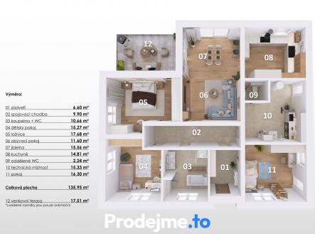 3D - Prodejme.to, Štítary | Prodej - pozemek pro bydlení, 1 133 m²