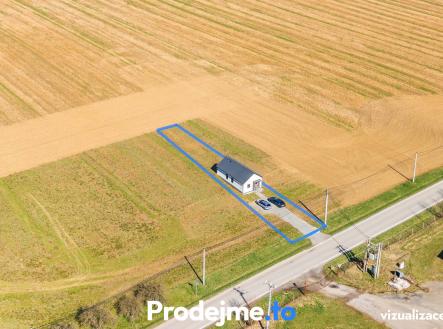 557m2-dron-vizualizace | Prodej - pozemek pro bydlení, 557 m²