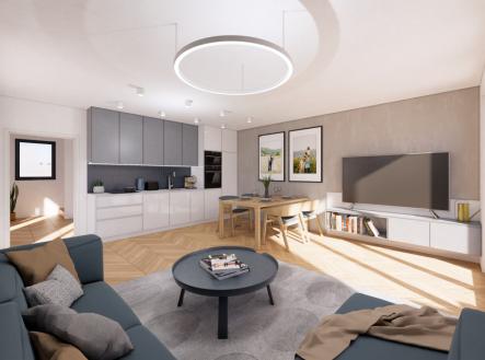 Prodej bytu, 3+kk, 100 m²