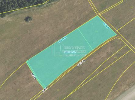 Prodej - pozemek, zemědělská půda, 2 887 m²