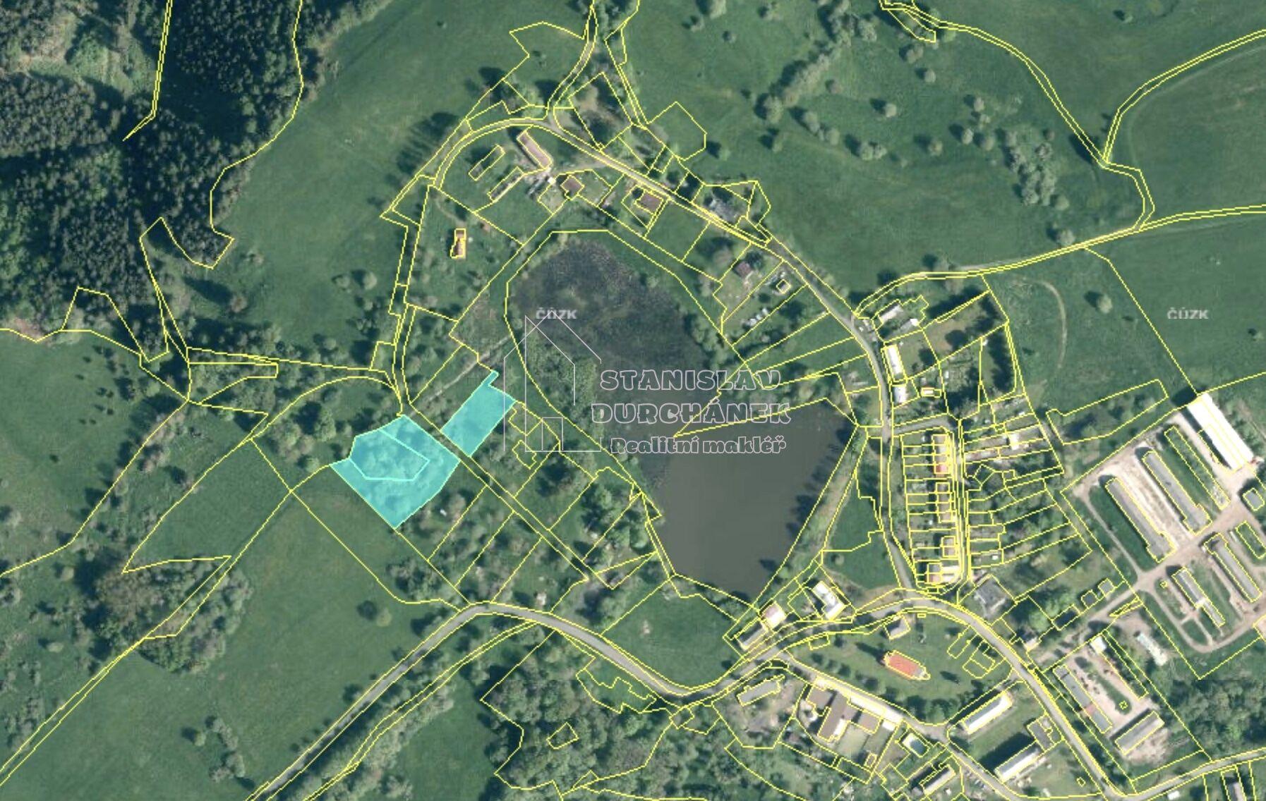 Prodej stavebního pozemku 6642 m2, Nová Ves, okr. Sokolov