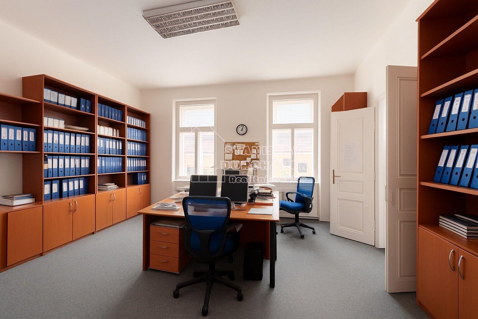 Pronájem kanceláří 59,4 m2, Praha 8-Karlín, ul. Prvního pluku, 3 minuty chůzí od Florence