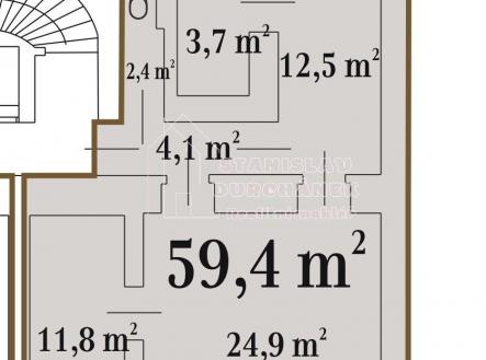 Pronájem - kanceláře, 59 m²
