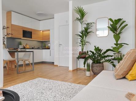Pronájem bytu, 1+kk, 43 m²