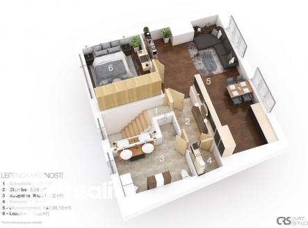 3d-layout-3np.jpg | Prodej bytu, 3+kk, 79 m²