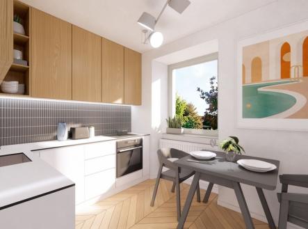 vizualizace | Prodej bytu, 1+1, 37 m²