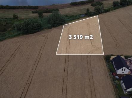 Prodej - pozemek, zemědělská půda, 3 519 m²