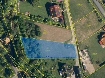 katastr-03.jpg | Prodej - pozemek pro bydlení, 1 518 m²