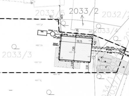 situace-na-pozemku.png | Prodej - pozemek pro bydlení, 603 m²