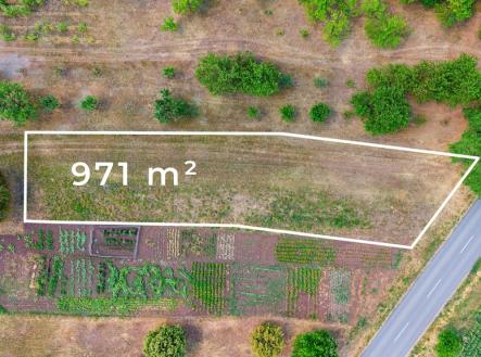 Vyznačení pozemku | Prodej - pozemek pro bydlení, 971 m²
