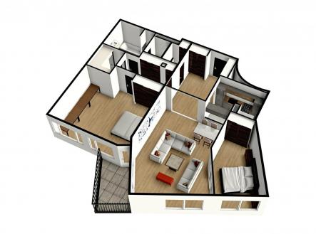 Prodej bytu, 3+kk, 130 m²