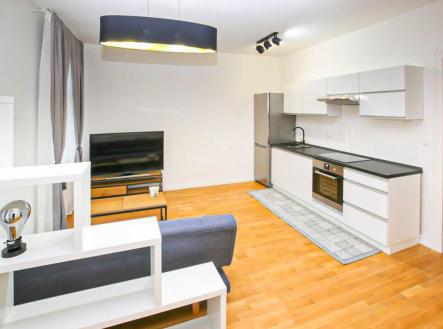 kuchyň 1 | Pronájem bytu, 1+kk, 31 m²