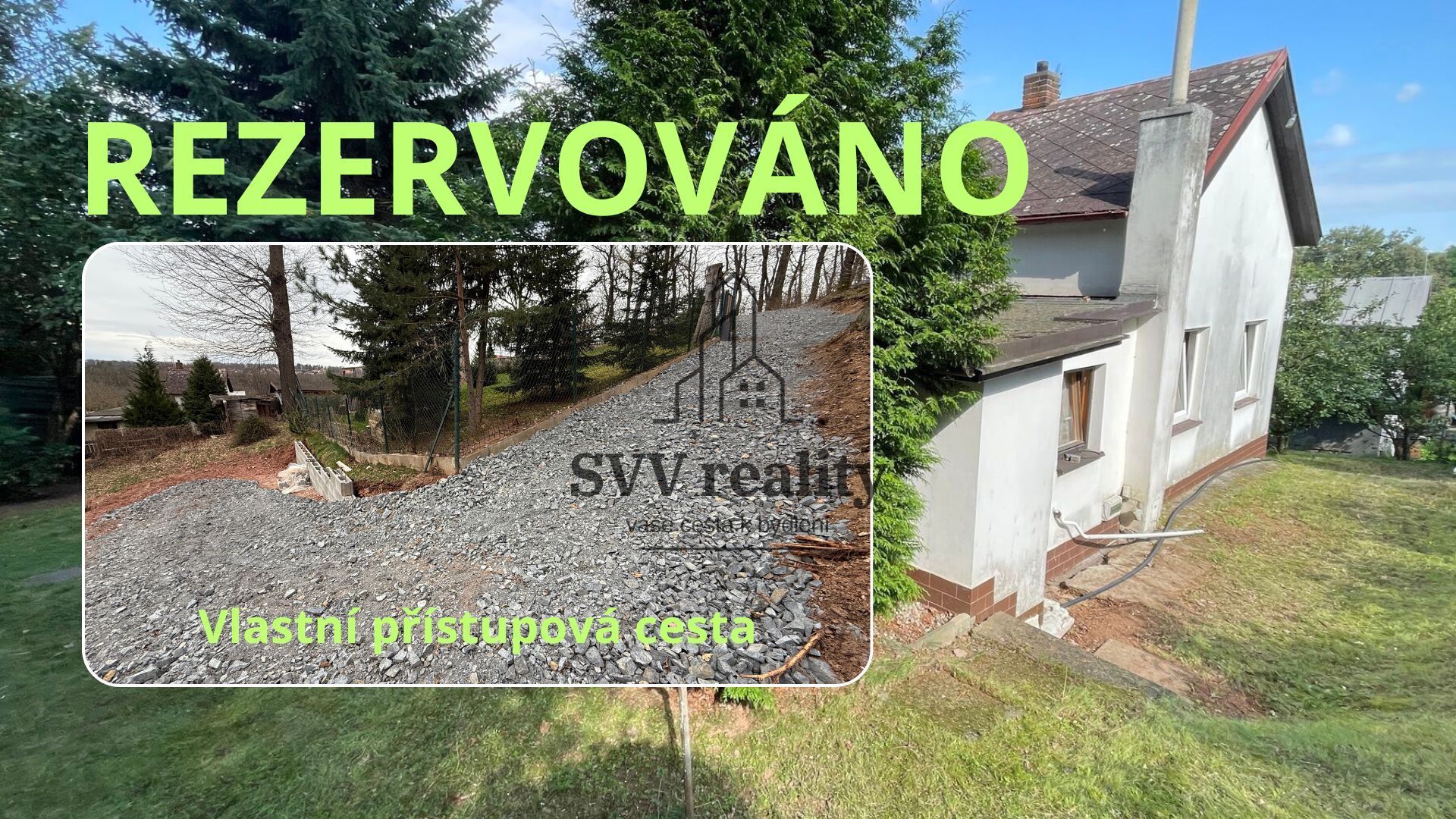 Zděná chata s pozemkem 1007 m2