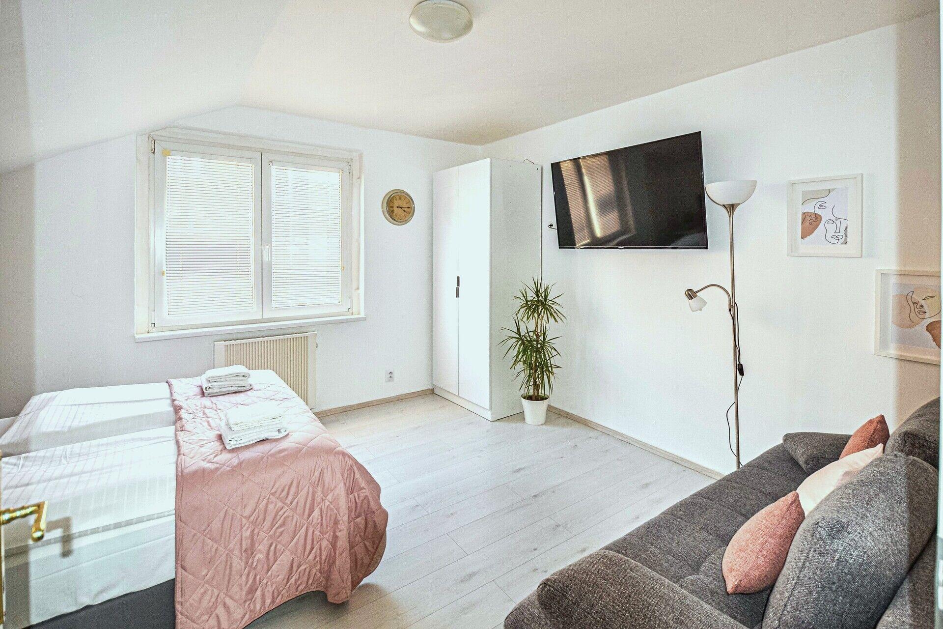 Zrekonstruovaný byt 2+1/zimní zahrada, 55,2 m2, ul. Školská, P1 - Nové Město