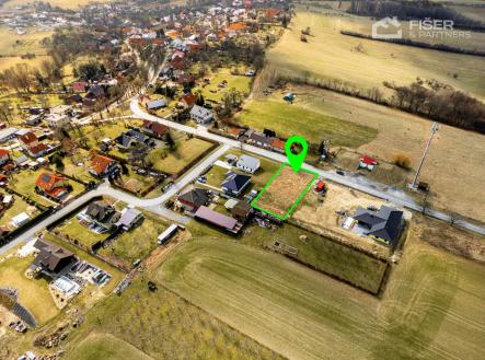 DJI_0374 vyznaceny.jpg | Prodej - pozemek pro bydlení, 884 m²