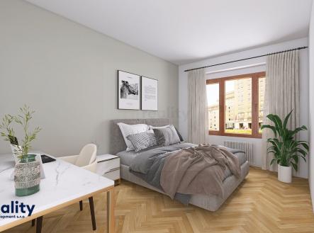 Vizualizace případné rekonstrukce | Prodej bytu, 2+1, 64 m²