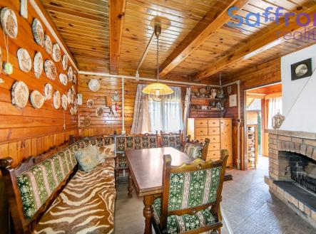 Obývací část | Prodej - chata/rekreační objekt, 84 m²