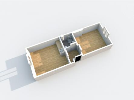 . | Pronájem bytu, 1+1, 35 m²