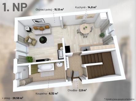 . | Prodej - dům/vila, 103 m²