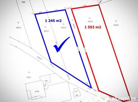 pozemky v geometr. plánu - kopie | Prodej - pozemek pro bydlení, 1 245 m²
