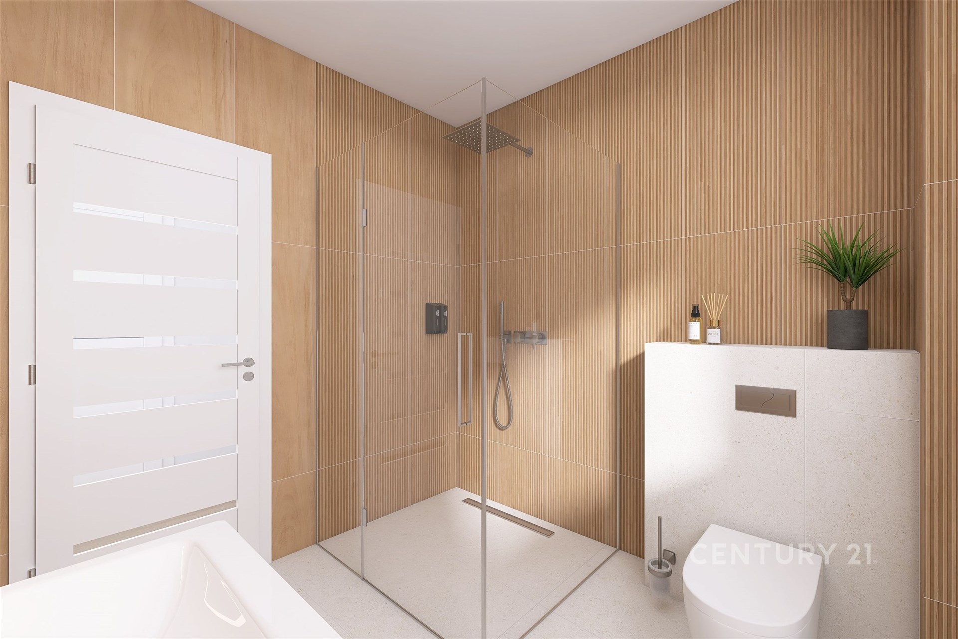 Vizualizace koupelny přízemí