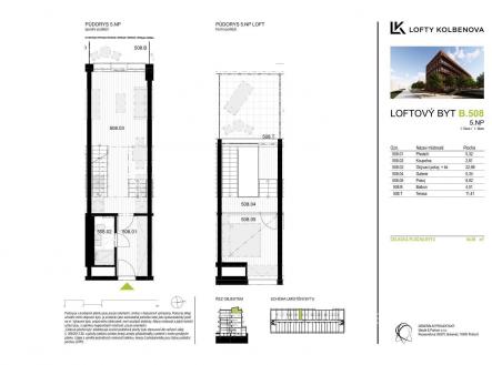 . | Prodej bytu, 2+kk, 49 m²