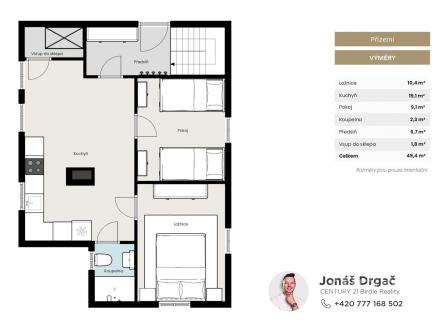 Půdorys  | Prodej - dům/vila, 144 m²