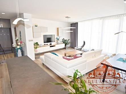 obývací pokoj | Pronájem bytu, 3+kk, 134 m²