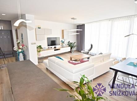 obývací pokoj | Pronájem bytu, 3+kk, 134 m²