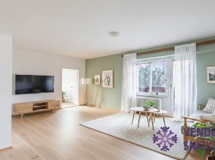 Vizualizace obývací | Prodej bytu, 3+1, 67 m²