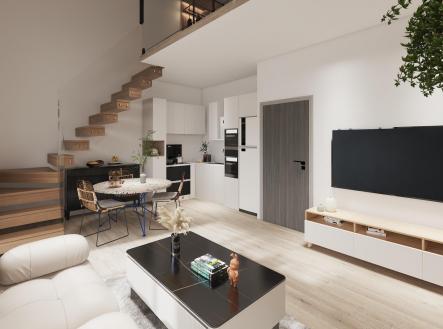 Living Room3-23.jpg | Prodej bytu, 2+kk, 52 m²