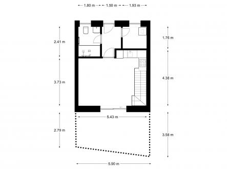 B2 přízemí.jpg | Prodej bytu, 2+kk, 63,6 m²