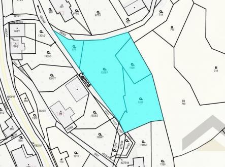 Katastr. mapa.jpg | Prodej - pozemek pro bydlení, 3 443 m²