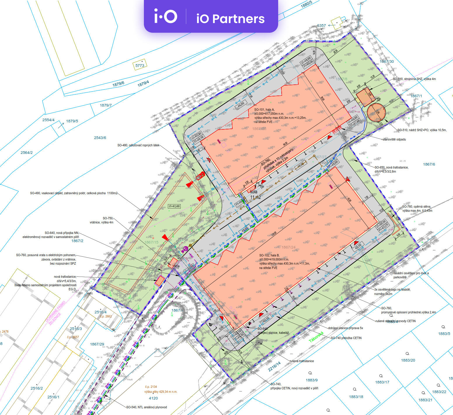 Pronájem - výrobně/ skladovací prostor, 3900 m²