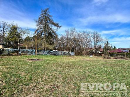 Pozemek s travnatým povrchem, vhodný pro stavbu, obklopený stromy a keři, nabízí klidnou lokalitu s venkovskou atmosférou. | Prodej - pozemek pro bydlení, 1 495 m²