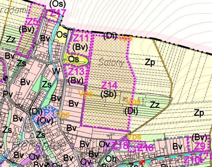 Prodej stavebního pozemku 502 m² v Heršpicích