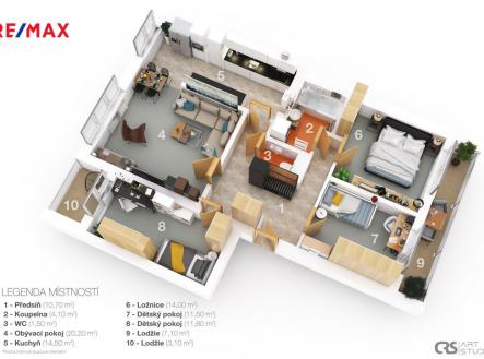 Prodej bytu, 4+1, 96 m²