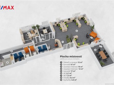 gutlova-antalastaska-3dmodel-v1.jpg | Pronájem - kanceláře, 148 m²