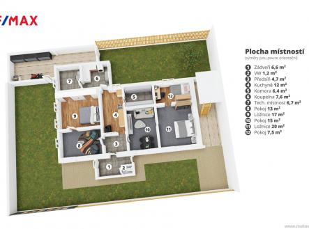 gutlova-mnetice-3dmodel.jpg | Prodej - dům/vila, 120 m²