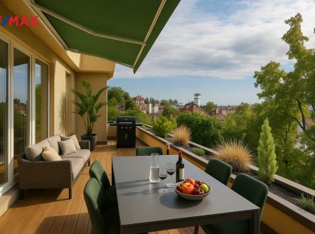 vizualiazce tereasa | Prodej bytu, 4+1, 115 m²