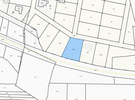 Mapa katastr | Prodej - pozemek pro bydlení, 1 312 m²